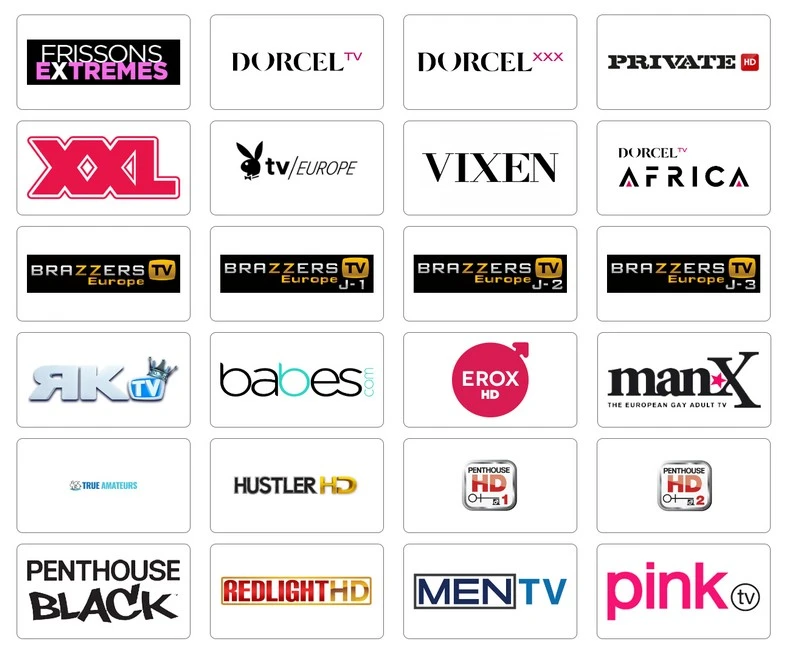 Abonnement IPTV Adulte Premium de 12 mois pour 3 écrans
